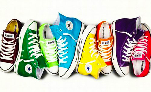 scarpe converse colorate